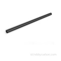 1000mm Panjang Twill Matte Carbon Fiber Tubes